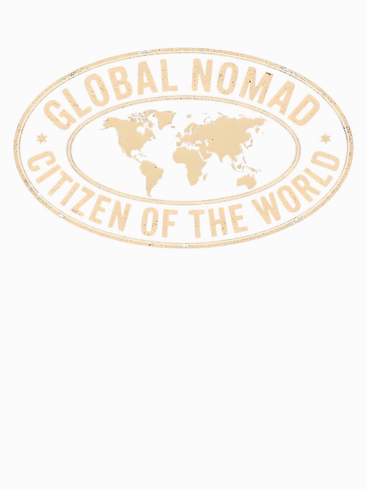 Global Nomads Passport Stamp – Citizen of the World Design by 404wearpl