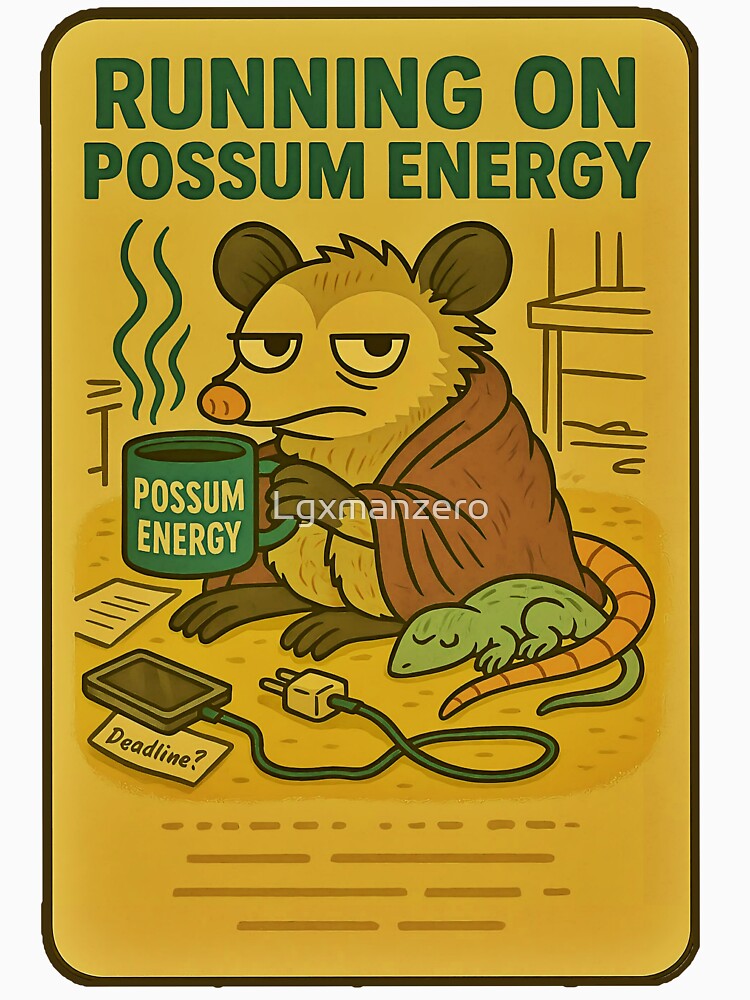 Possum Energy – Running on Chaos and Caffeine by Lgxmanzero