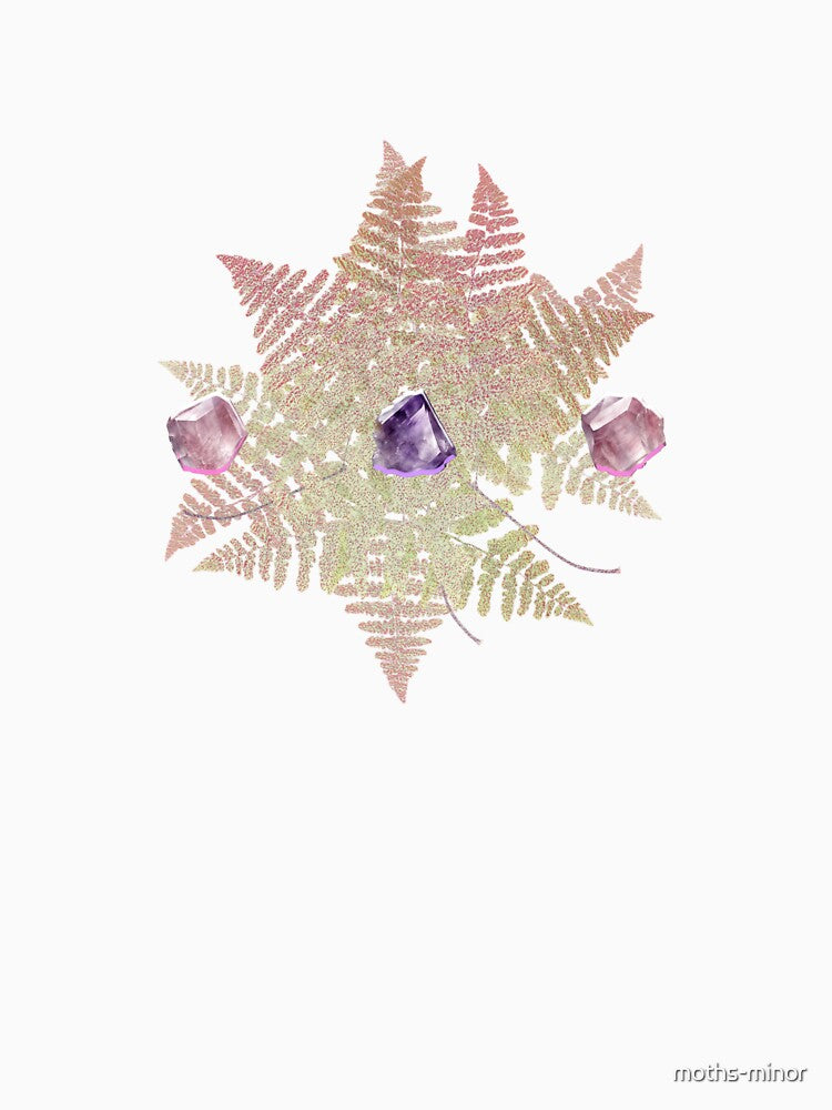 Crystals and fern fronds. by moths-minor