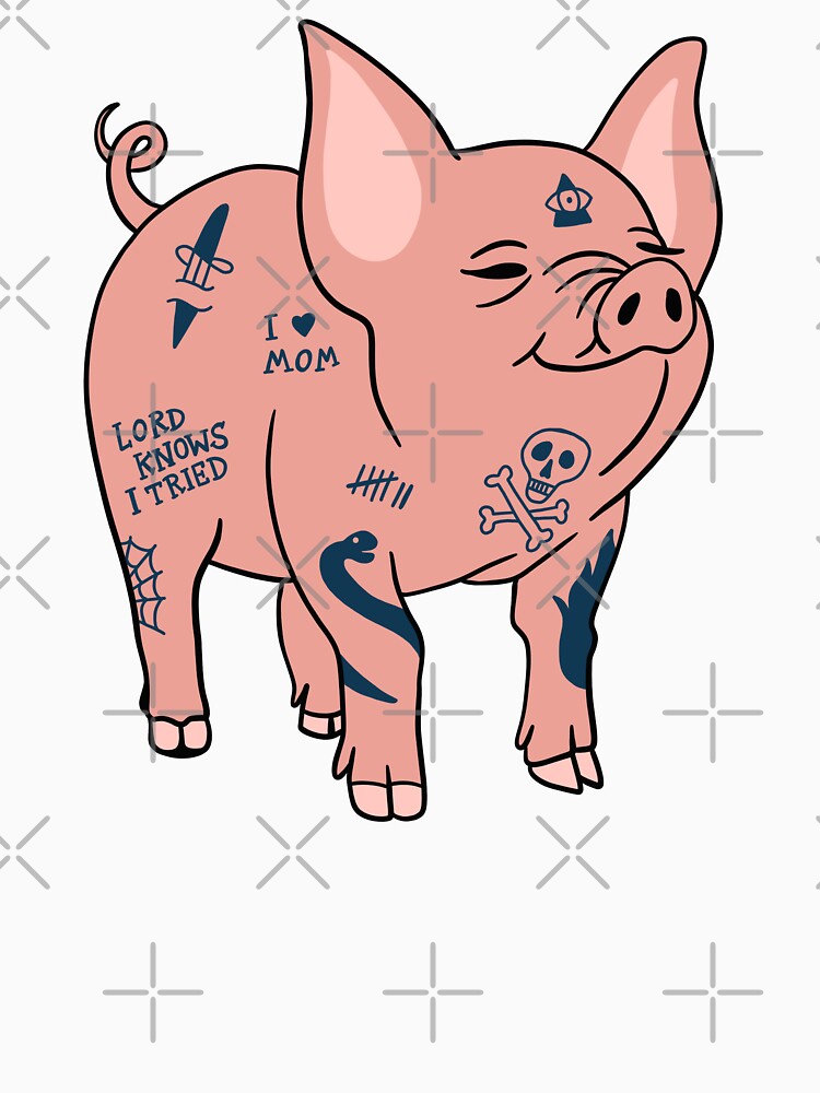 Tattooed Pig by isstgeschichte