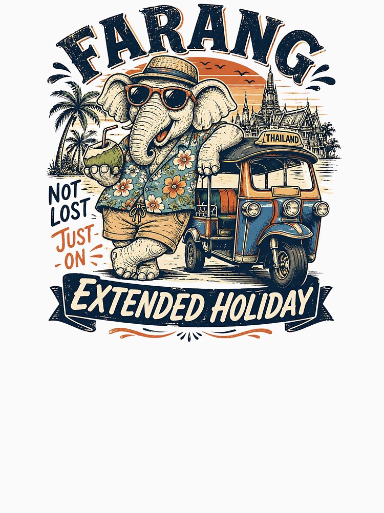 Farang Not Lost Just On Extended Holiday Elephant by Yellowriversss