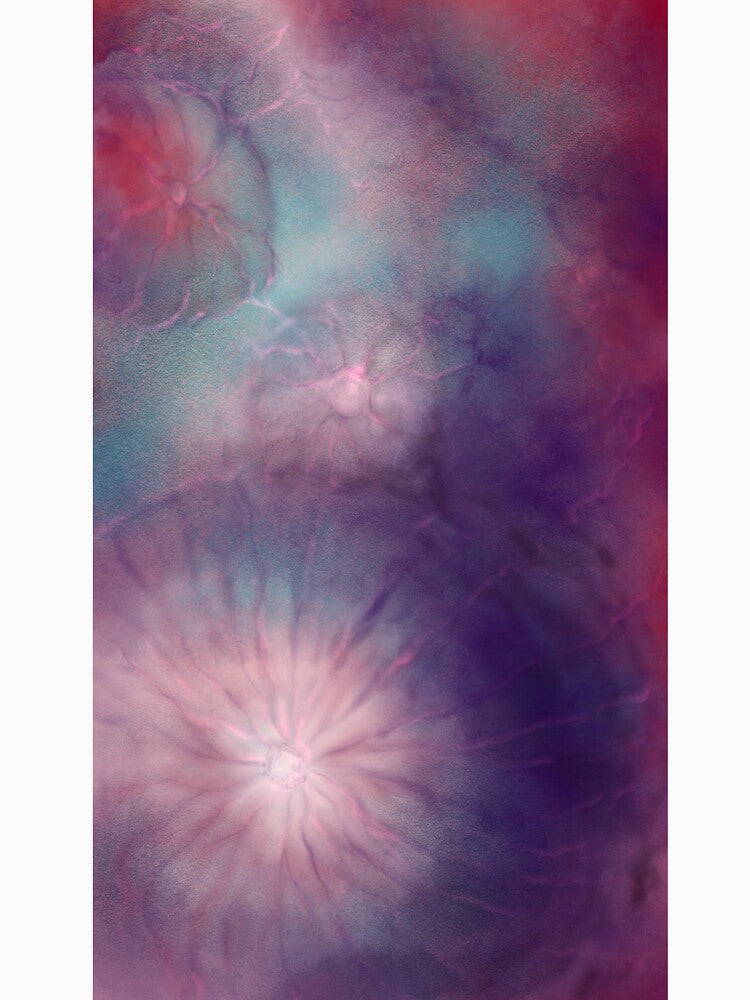 Jellyfish - Abstract Digital Painting - Purple and Red Deep Ocean Glow Art by PiperArtDesign