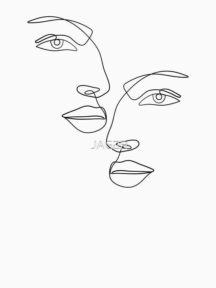 minimalist face by JAG2B