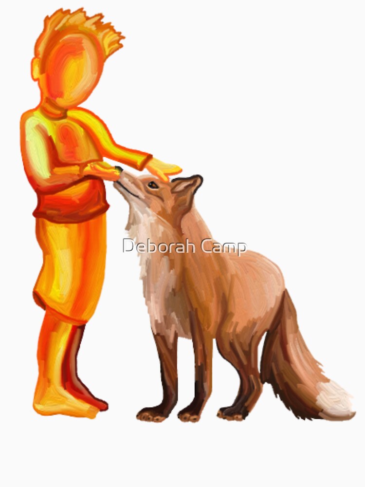 Little Boy and Fox Friend by Deborah Camp
