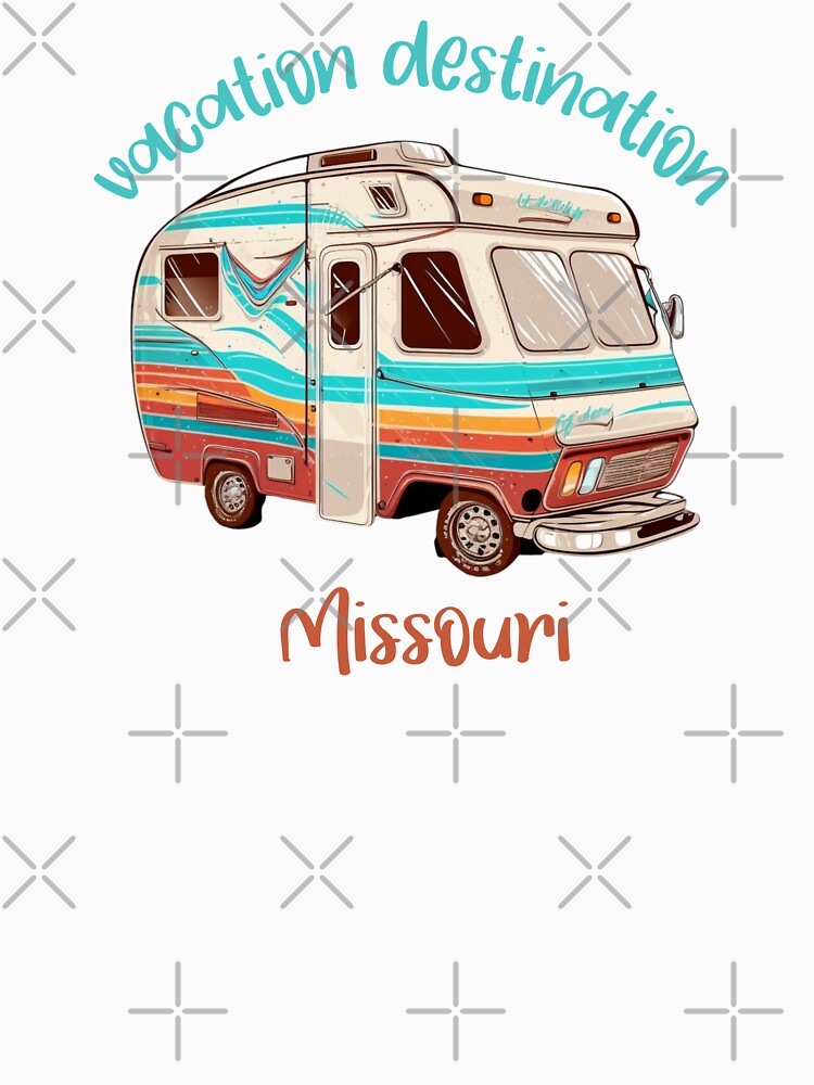 Vacation Destination Missouri T-Shirt by MarqisStudio
