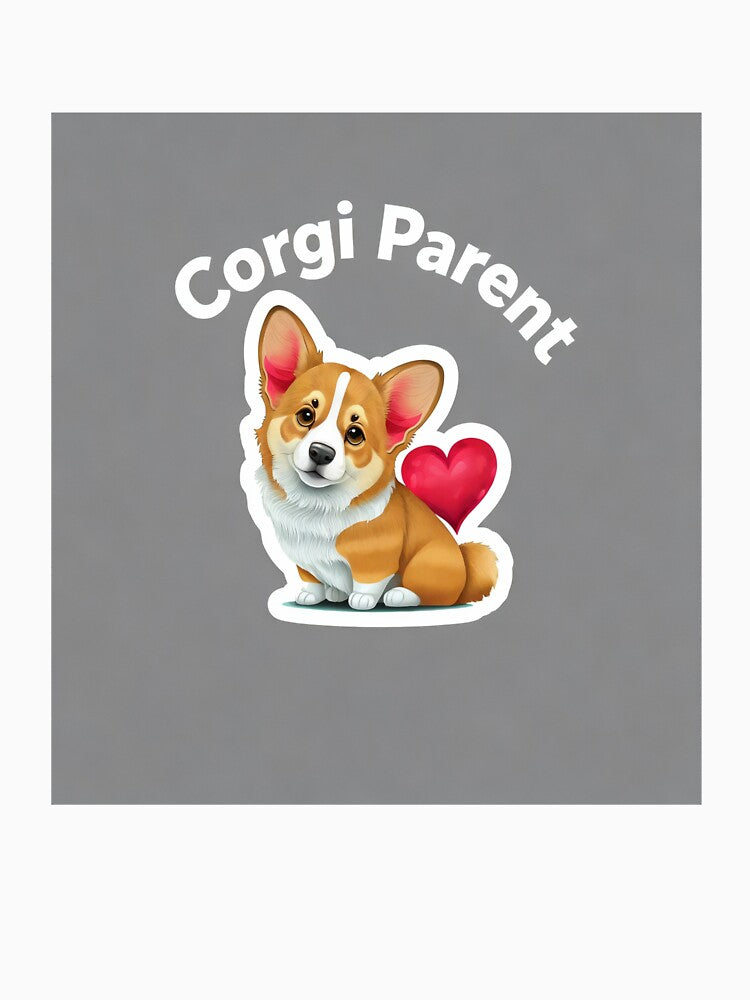 Corgi Parent – Cute Dog Lover Print by GoxyVision