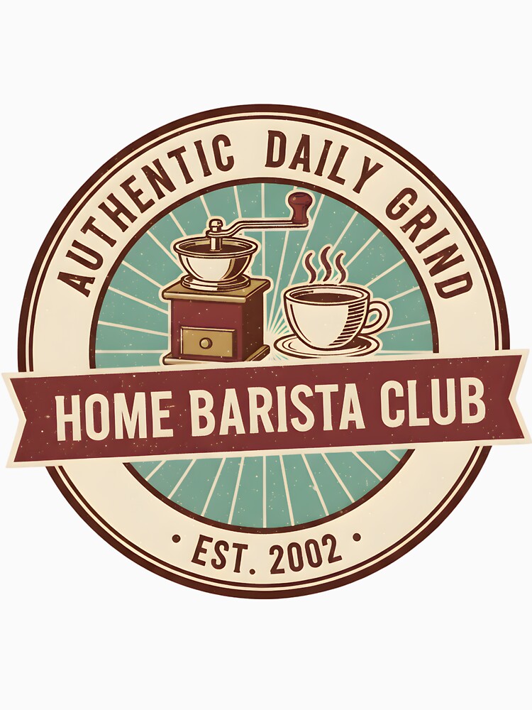 Home Barista Club – Vintage Coffee Lovers Design by StudioEcho