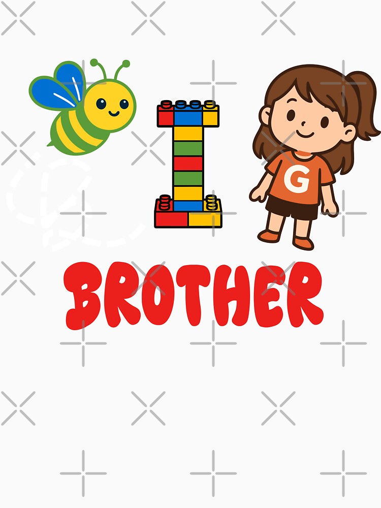 Bold Promoted to Big Brother Sibling Reveal Shirt for Boys Sibling design by Colorfulman