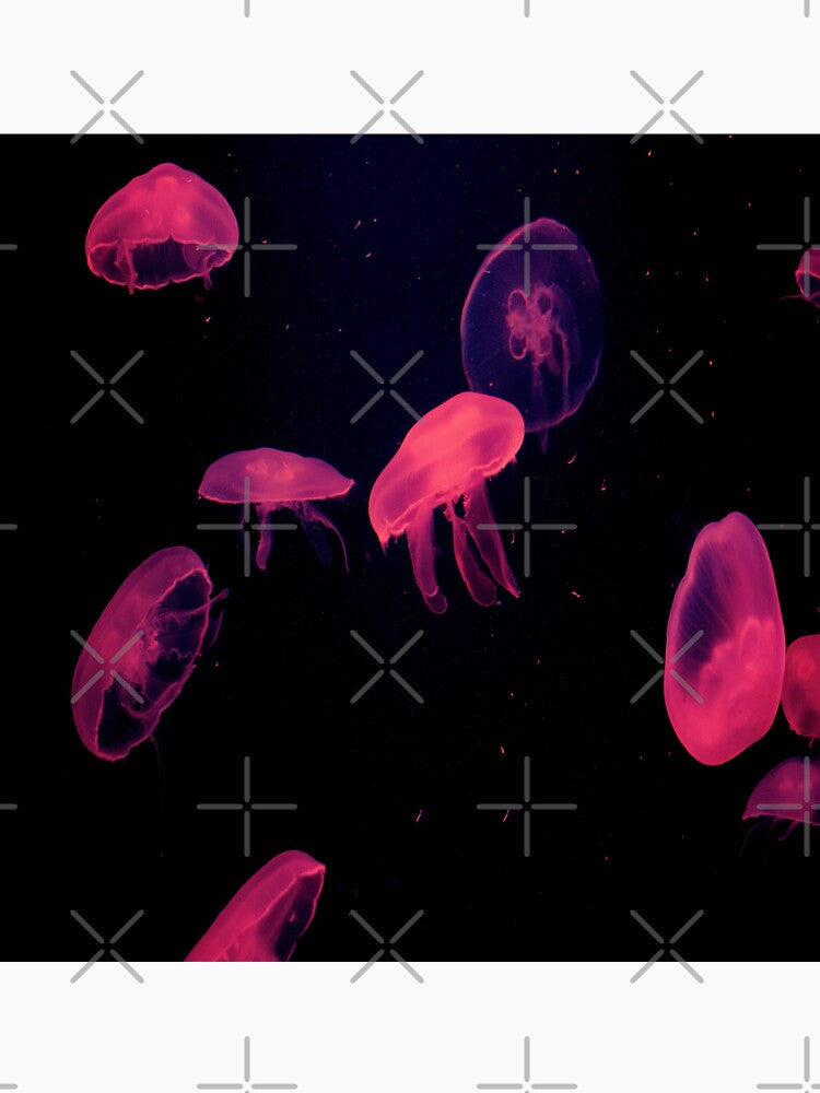 Jellyfish deep ocean - pink by oxoxoxo