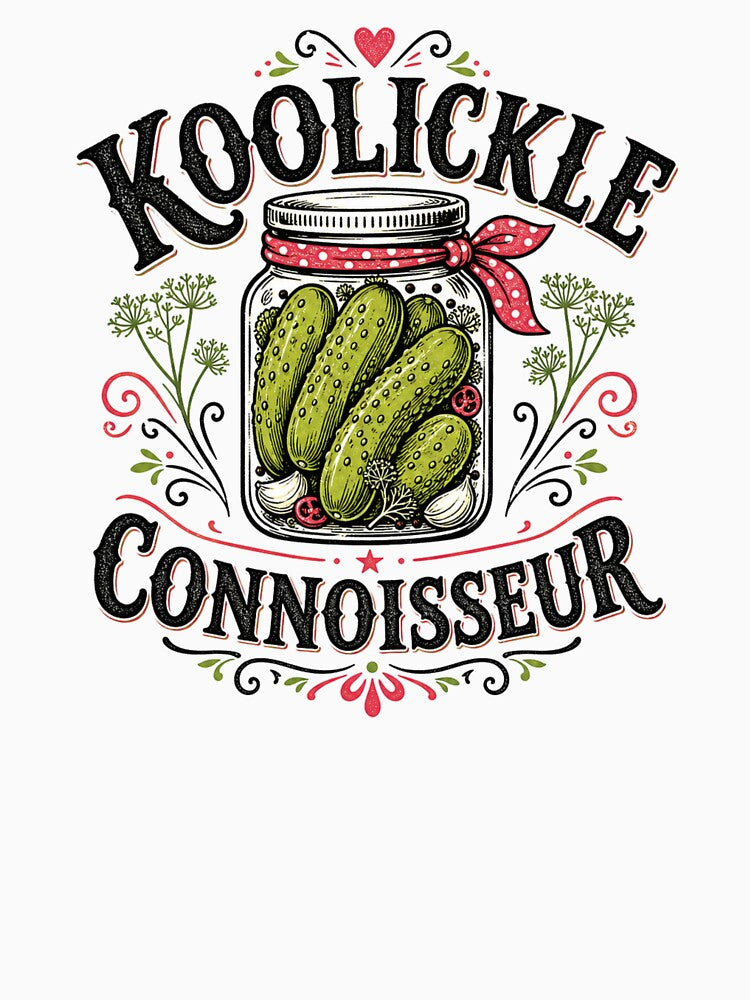Koolickle Connoisseur Hand Drawn Mason Jar Southern Snack Illustration by The Junto Shop