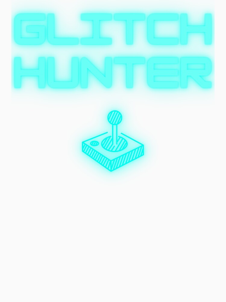 Glitch Hunter – Neon Cyber Gaming Icon Design by PHRASEandSTYLE