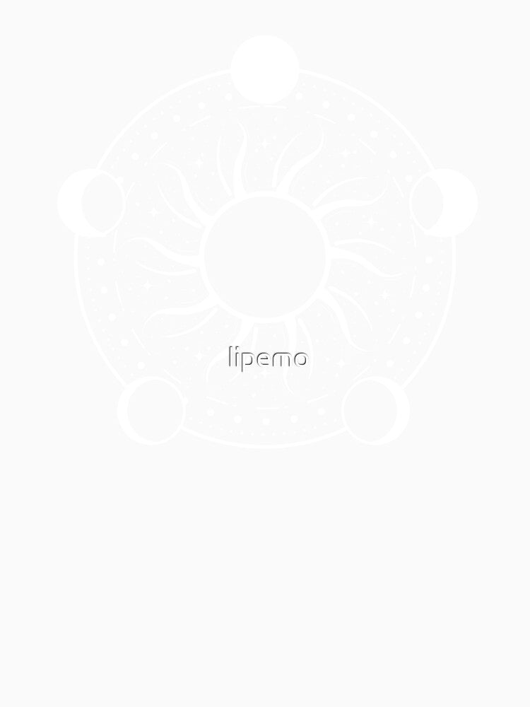 Fascinating Solar Eclipse Cycle With Moon and Stars. Perfect Gift by lipemo