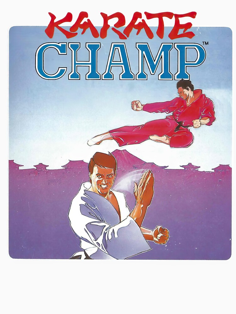 Karate Champ Retro Game Cover HD by Retr0Tshirts