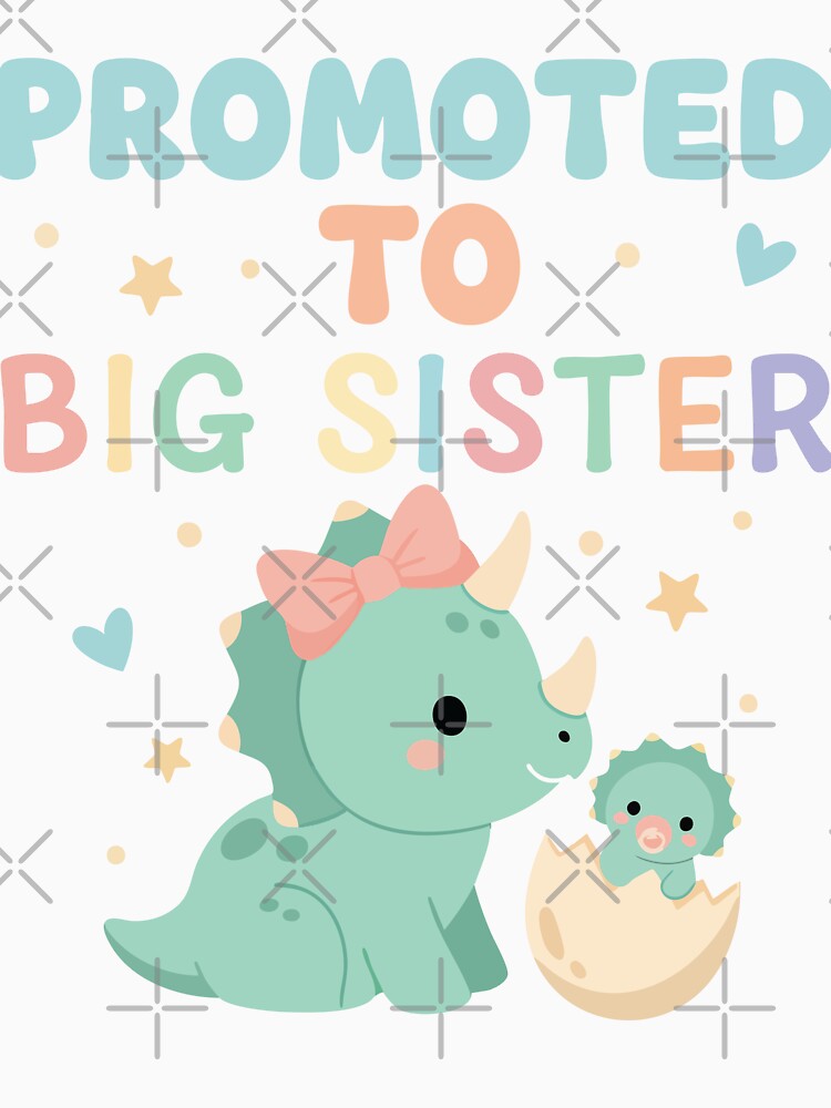 Promoted To Big Sister Gender Reveal Baby Shower by LuminOrb