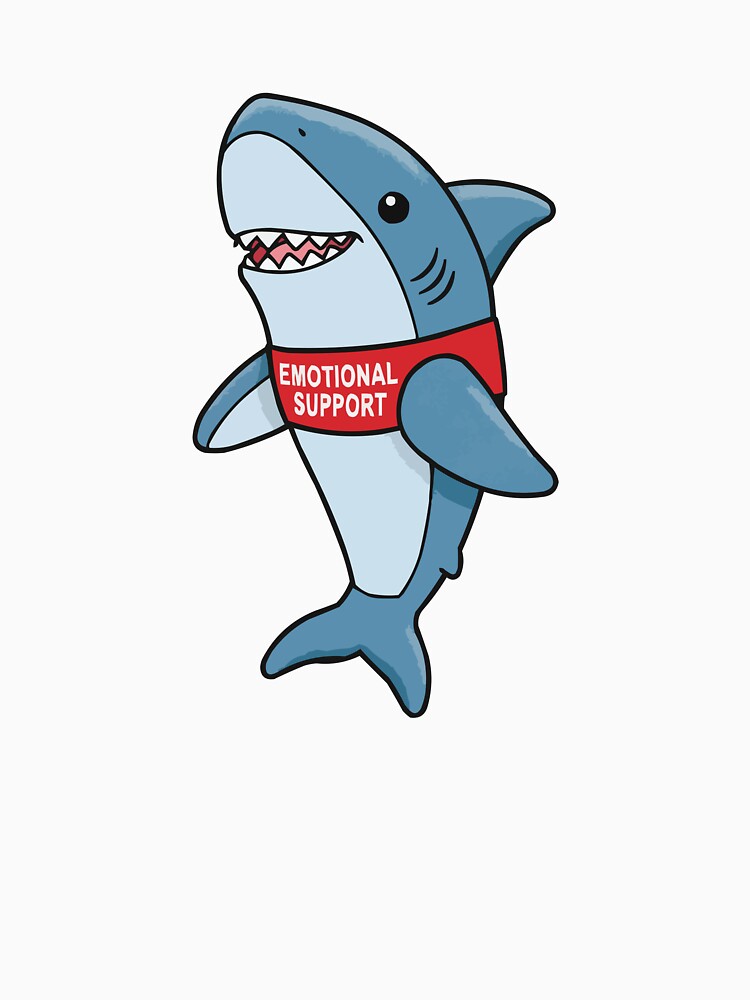 Official Emotional Support Shark - Service Animal Vest by Petzzz
