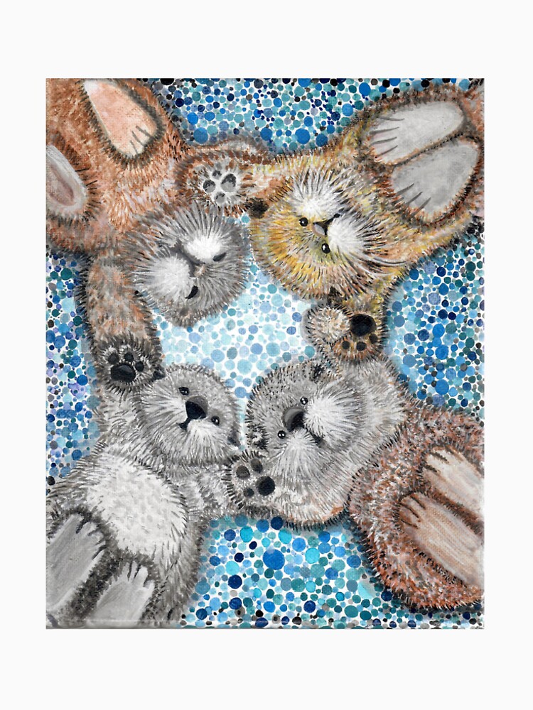 Otter Circle by ArtByBeatriz