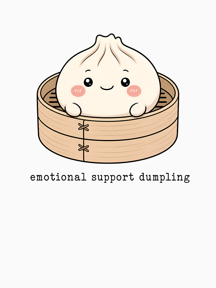 Emotional Support Dumpling Cute Kawaii by TechBro67