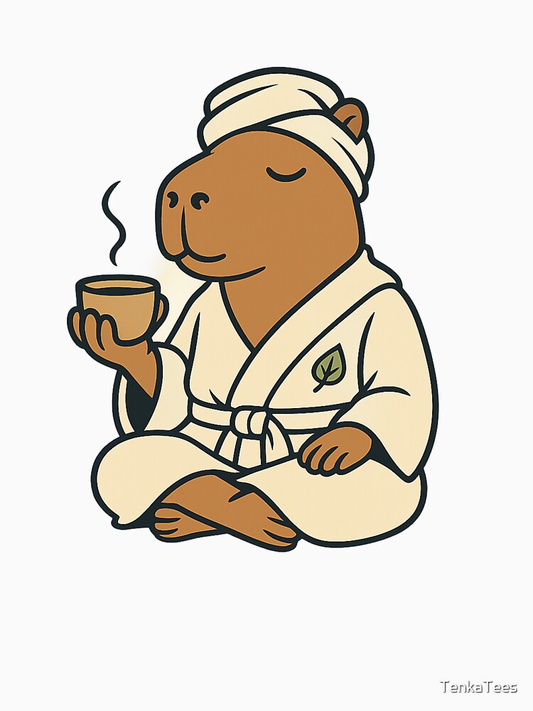 Capybara Monk – Retro RPG Animal Class by TenkaTees