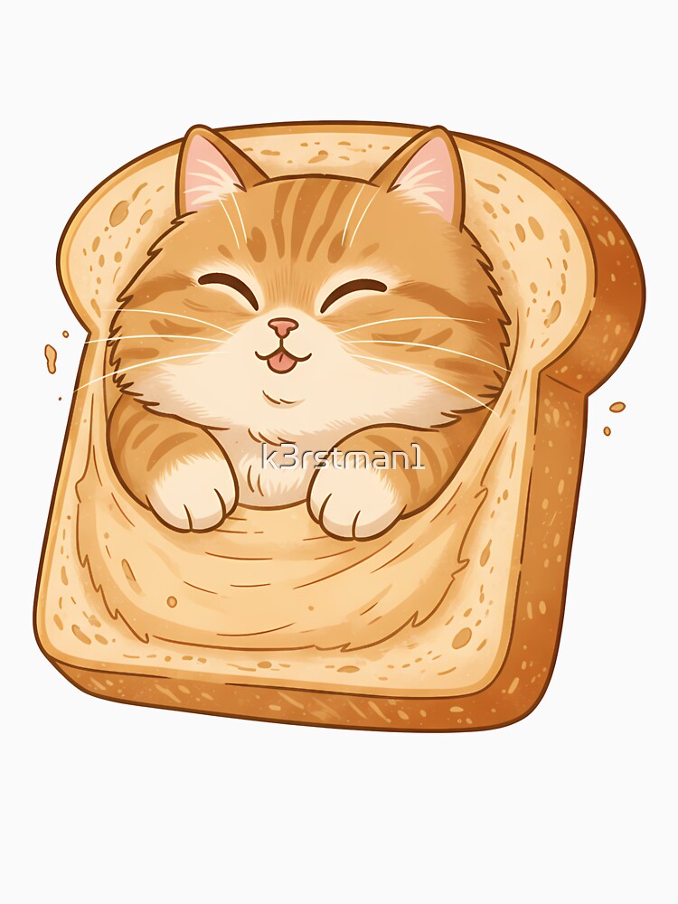 Cat in Bread Toast by k3rstman1