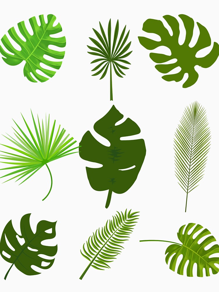 Jungle leaves botanica garden by behappyshirts