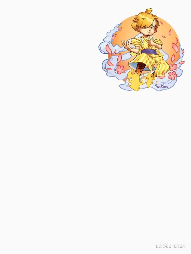 yellow samurai flames by sonkia-chan