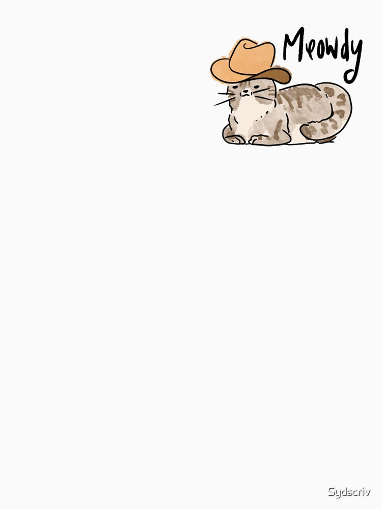 Cowboy cat meowdy funny brown by Sydscriv