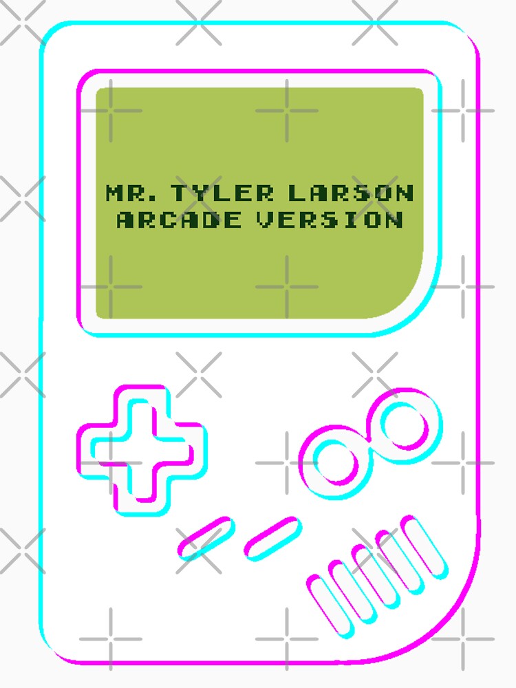 3-Tone Gameboy White Cyan Magenta - Mr. Tyler Larson Arcade Version by mrtylerlarson