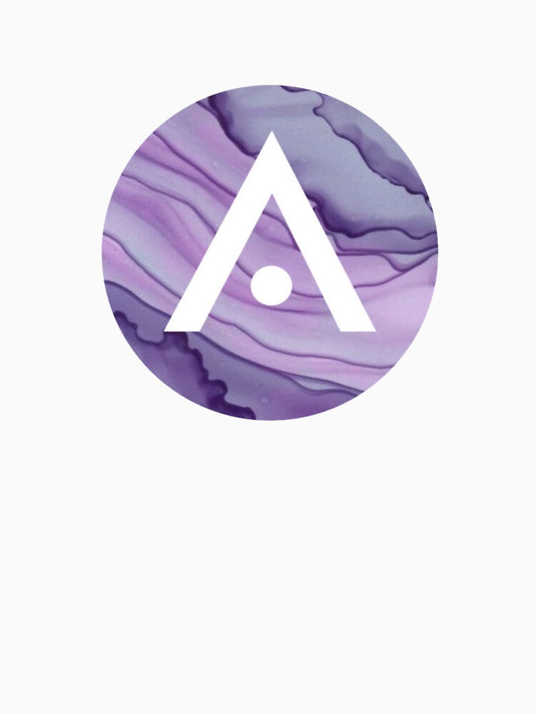 Dark Purple Marble Aveda Logo by Dalaura