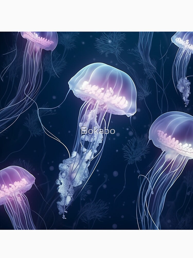 Enchanting Elegance: Designer's Delight with Jellyfish Flourish by Bokabo