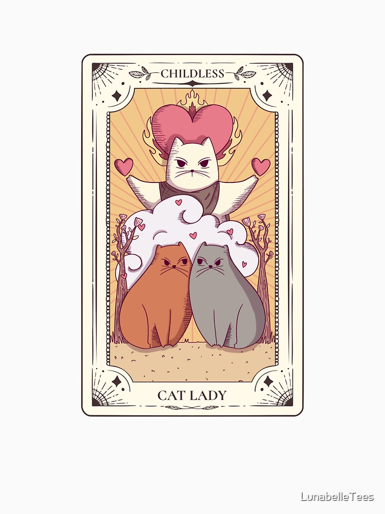 Childless Cat Lady - Tarot by LunabelleTees