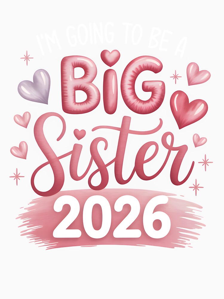 I'm Going to be a Big Sister 2026 by CARTIshop