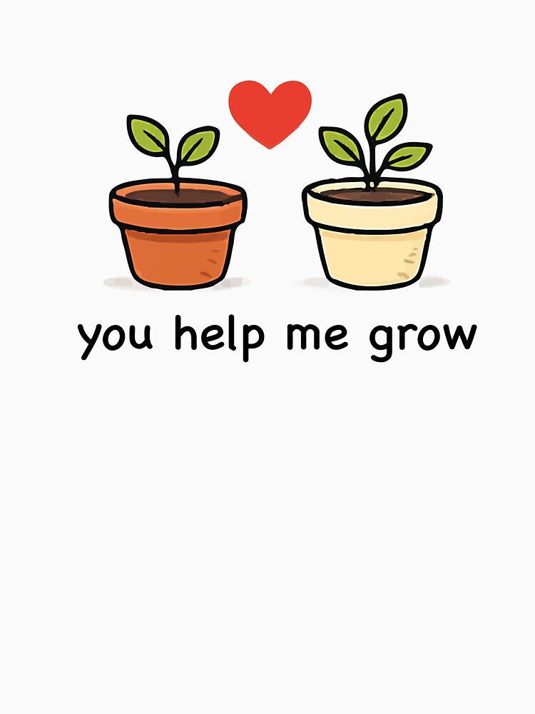 Cute Plant Valentine Illustration by SashkArt