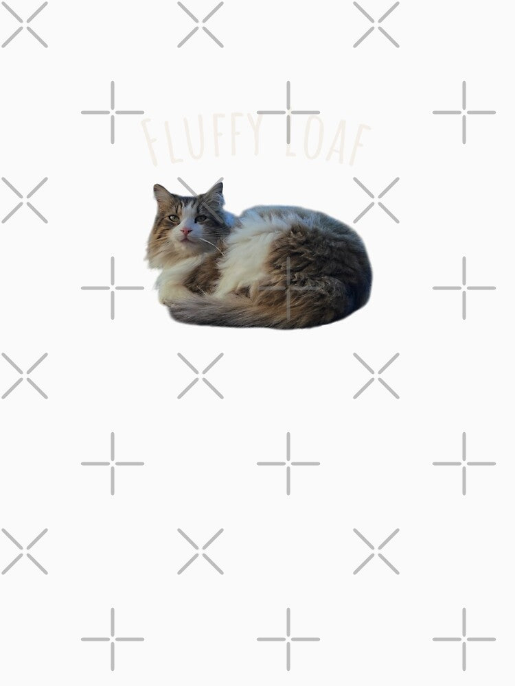 Fluffy Loaf Cat – Cute Cozy Cat Meme by MB-CatPrints