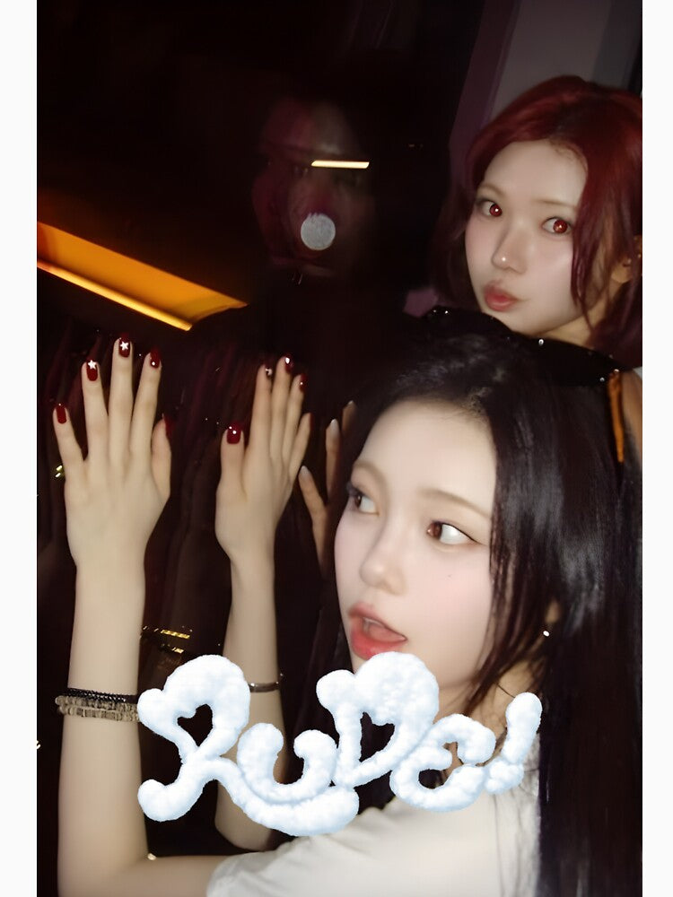 Hearts2Hearts IAN and Jiwoo Rude Era Stylish Unofficial Merch by Valereekmerch
