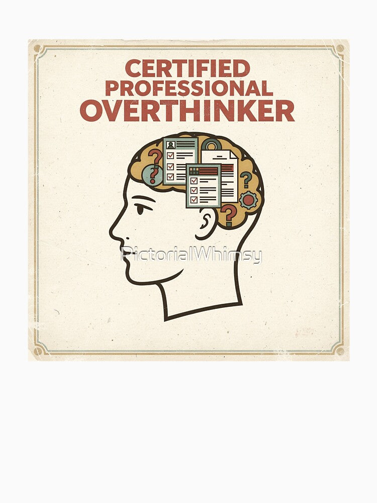 Certified Professional Overthinker by PictorialWhimsy