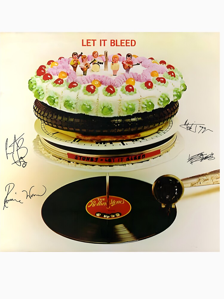 Let It Bleed album birthday cake by GerdFunke