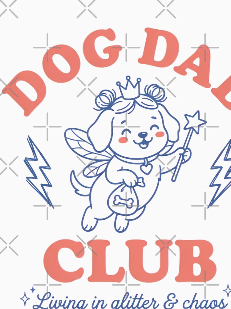 Dog Dad Club Fairy Puppy Kawaii Pet Lover by JMDesignHub