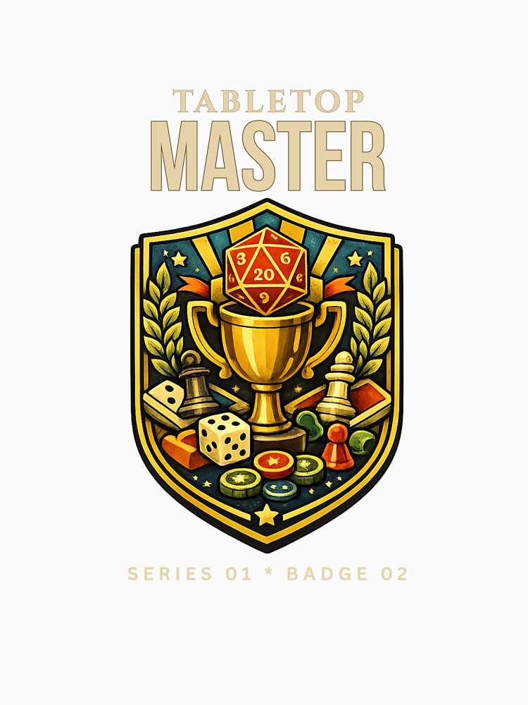 Tabletop Master Board Game Gamer by WitWorksCo