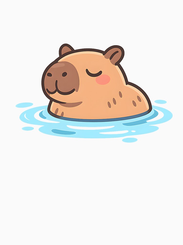 No Stress Capybara by KawaiiOrbit