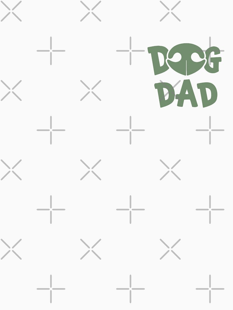 Dog Dad – Proud Pet Parent Design Green by Petals & Paws by Mari
