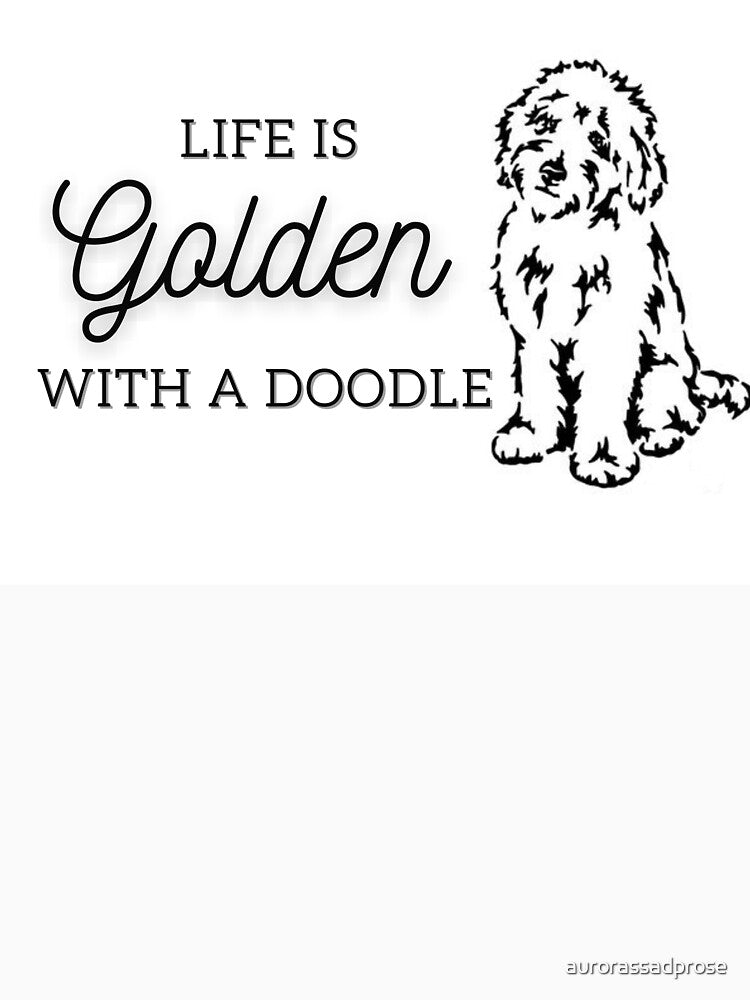life is golden with a doodle text graphic by aurorassadprose
