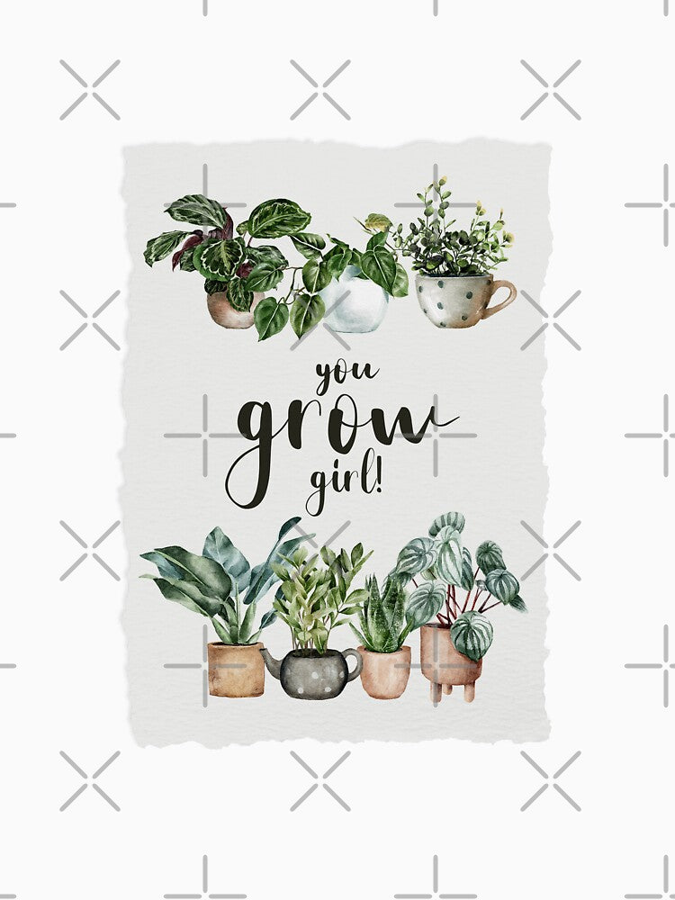 You Grow Girl Houseplant Love Nature by travellb