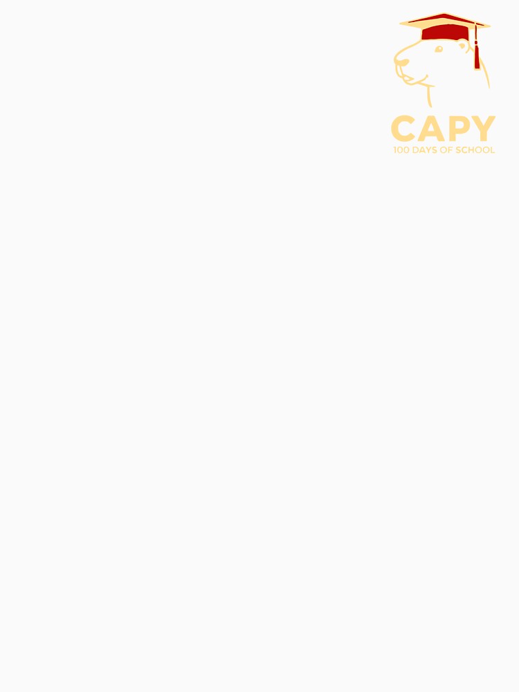 Capy - 100 days of shool by Insidethelines