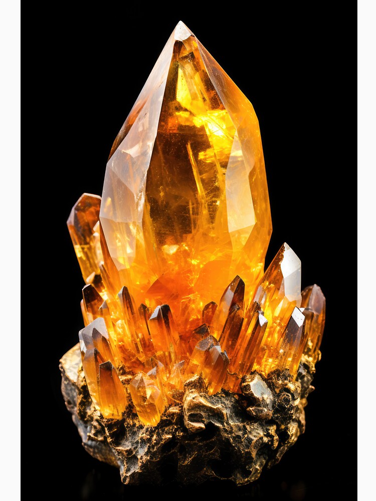 Citrine 01 Healing Crystal by mhfoto