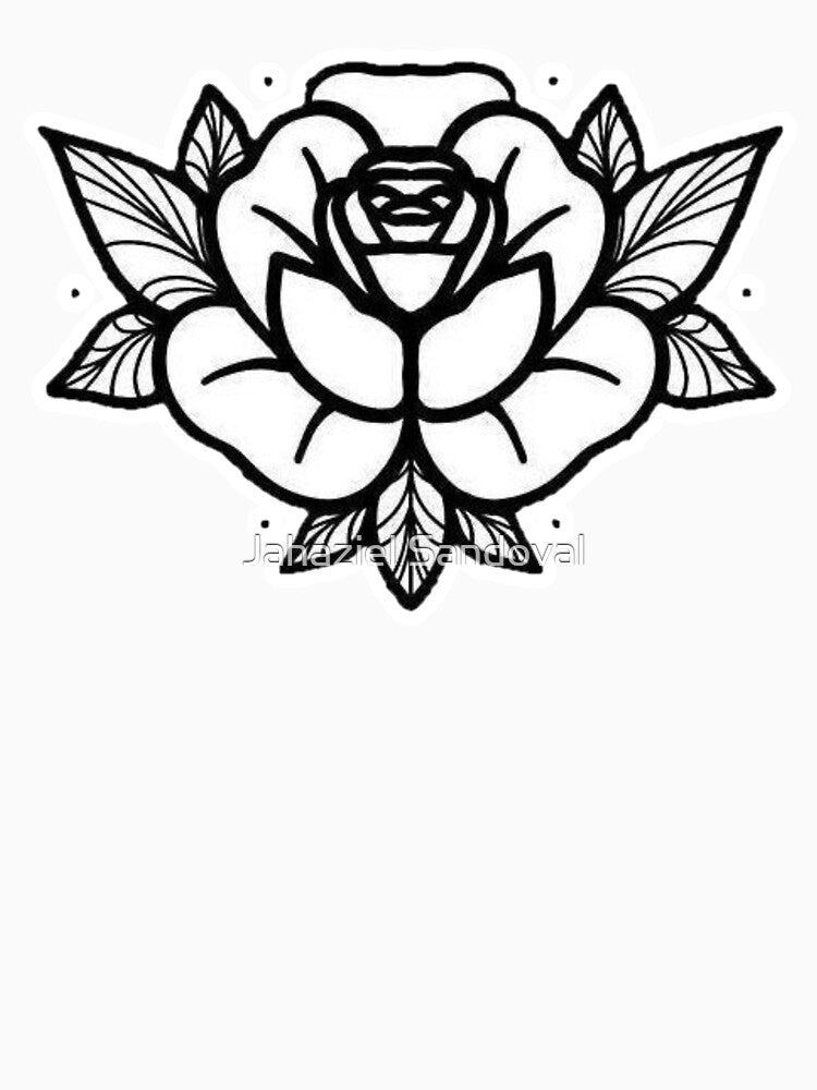 Rose Tattoo Design by Jahaziel Sandoval