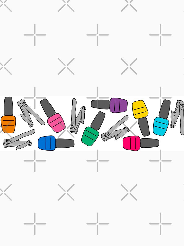 Colorful Nail tech, Nail Polish, nail Clippers by PLLDesigns