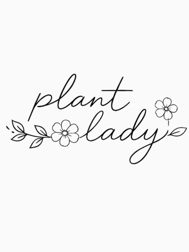 Plant Lady – Minimal Botanical Design by PaulaDesignCo