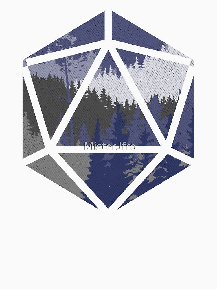 Blue D20 by MisterJfro