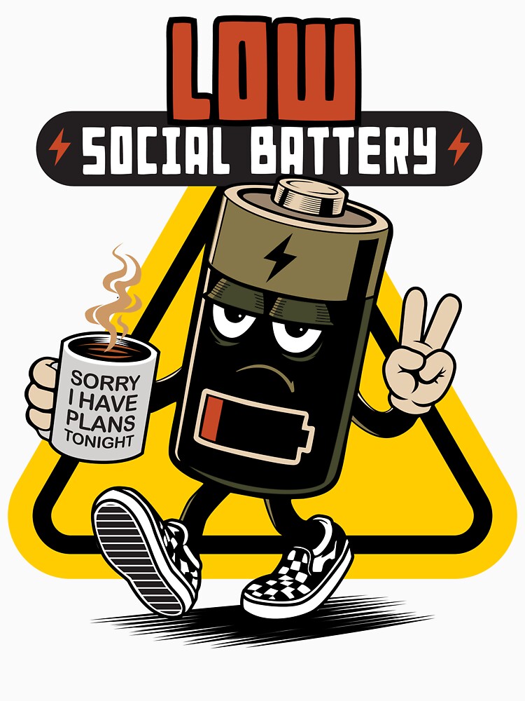 LOW SOCIAL BATTERY by nethanella