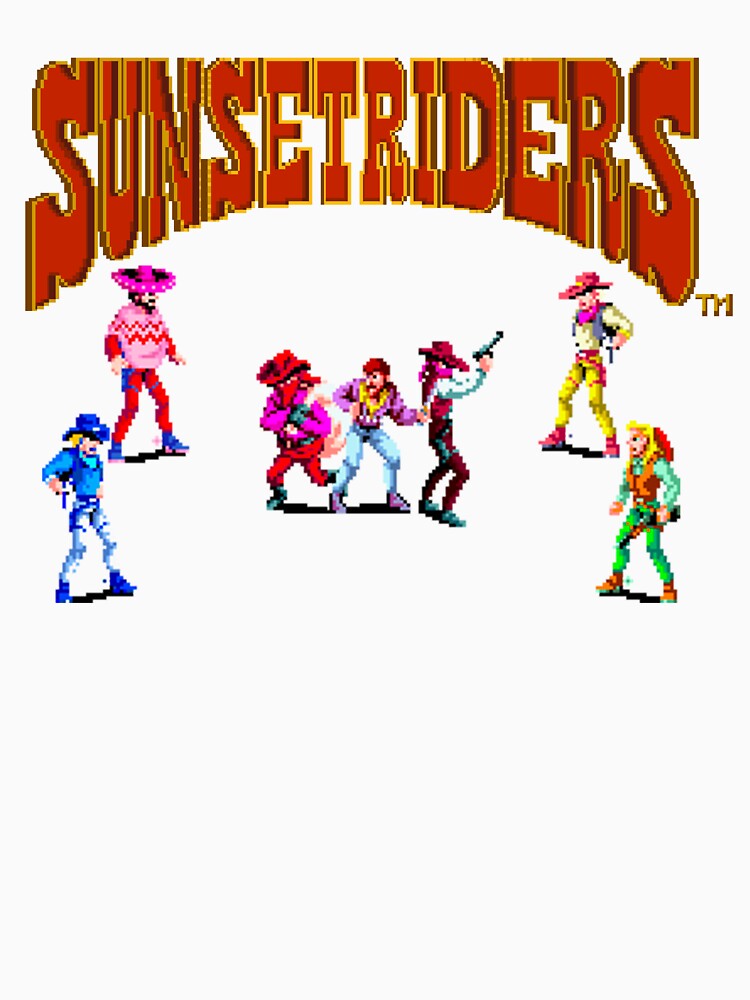 Sunset Riders Game by Retr0Tshirts